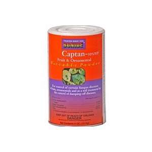  Captan 50% WP Fungicide for Ornamentals and Fruit 8oz 
