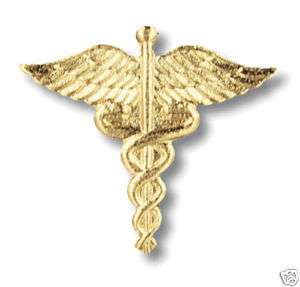 Nurse / Nursing / Medical Emblem Pin ~ Caduceus ~  