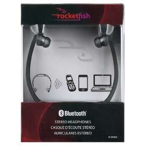 Rocketfish Behind the Head Bluetooth Stereo Headphones   RF BTHP02 