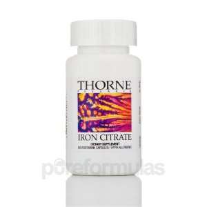  Thorne Research Iron Citrate 60 Vegetarian Capsules 