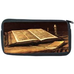  Van Gogh Art Still Life with Bible Neoprene Pencil Case 