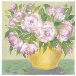  Patricia Roberts   Yellow Vase Peonies I