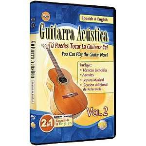  2 in 1 Bilingual Guitarra Ac__stica Vol. 2 Musical Instruments