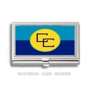  Caricom Carribean Flag Business Card Holder Case 