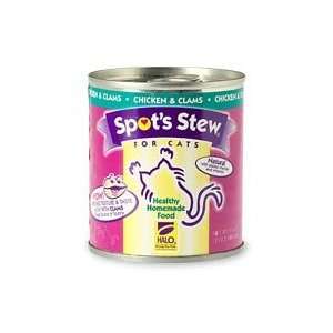  Halo Spots Stew For Cats, Chicken & Clams 7.5oz Health 