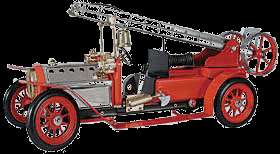 Mamod 1405 Live Steam Engine Powered Fire Truck Kit New  