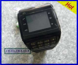   dual SIM watch cell phone QUAD BAND WATCH MOBILE CAMERA  BLUETOOTH