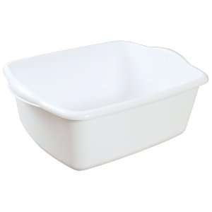  Sterilite 12 Quart Dish Pan, White, 12 Pack