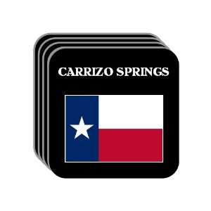  US State Flag   CARRIZO SPRINGS, Texas (TX) Set of 4 Mini 