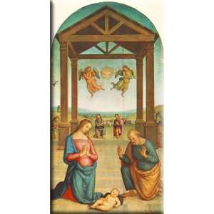   Presepio 8x16 Streched Canvas Art by Perugino, Pietro