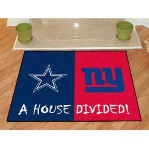 Fan Mats 10308 NFL   Dallas Cowboys vs New York Giants 34 x 45 House 