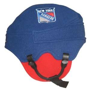   Rangers Adult NHL Trick Polar Fleece Hat, Blue/Red