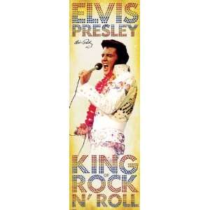   Elvis Presley   King Of Rock n Roll   61.6x20.7 inches