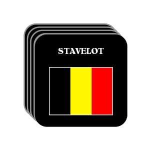 Belgium   STAVELOT Set of 4 Mini Mousepad Coasters
