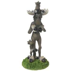  Moose with Two Kids Figurine by Phyllis Driscoll