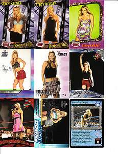 Stacy Keibler Lot 10 Different (See Scans) WWE  