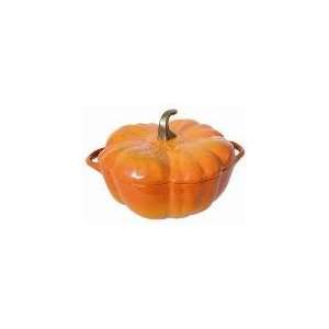  Staub 111 24 92   Enameled Cast Iron Pumpkin Cocotte, 3 1 