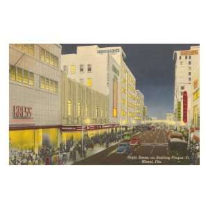  Flagler Street, Miami, Florida Travel Premium Poster Print 