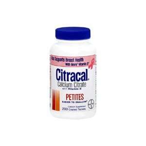  CITRACAL TABS W/VIT D PETITES Size 200 Health & Personal 