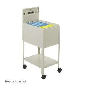   Safco Standard Mobile Tub File with Lock, Letter Size