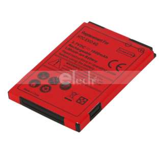 1800mAh New Battery For HTC EVO Shift 4G Droid Incredible EVO 4G Red 