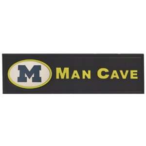   of Michigan Wolverines Man Cave Wooden Bar Sign