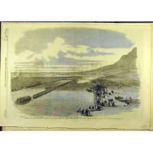  1860 Review Troops Volunteers Cape Town Africa Bowler