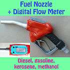   Nozzle Gun Dispenser + Digital Flow Meter diesel gasoline carburant