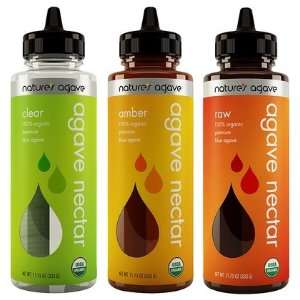Natures Agave Chefs ct Premium Clear, Amber, & Raw Agave Nectar 