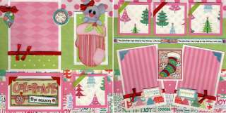 CELEBRATE THE SEASON ~ Christmas 2 premade scrapbook pages 12X12 BY 