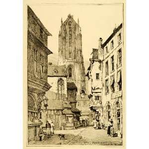  1915 Print Samuel Prout Art Frankfurt Germany St 