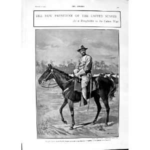  1901 President America Roosevelt Horse Prout King Edward 