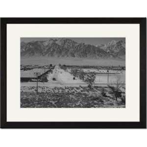   Print 17x23, Manzanar Relocation Center from tower