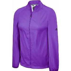 adidas ClimaProof Full Zip Wind Womens Jacket   Bouquet Large  
