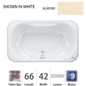 Jacuzzi BEL6642 CCR 4IH A Almond Bellavista 66 x 42 Bellavista Drop 