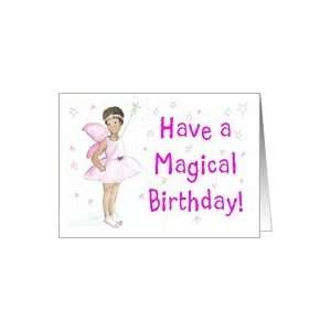  Birthday Magic Fairy Card for a Girl Card Health 