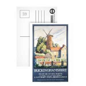  Buckinghamshire   Beauty Spots Windmill   Postcard (Pack 