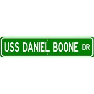  USS DANIEL BOONE SSBN 629 Street Sign   Navy Ship Sports 