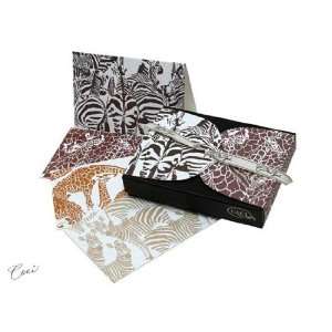  Zuri Boxed Stationery Cards by Ceci New York, 12 Cards/Box 