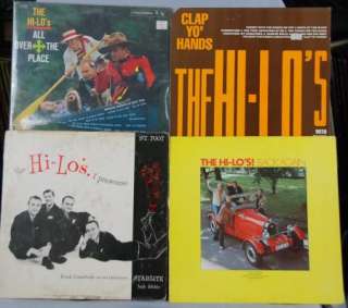 Lot / Collection of 12 Hi Los Vinyl LP Records Photos of All VG+ to 