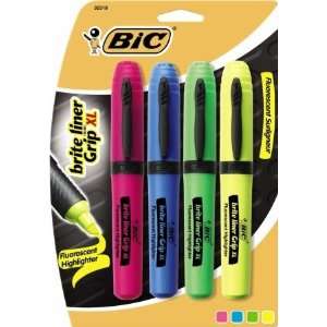  4 Count Assorted Colors Brite Liner Grip XLarge 
