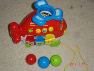 Vtech Explore & Learn Helicopter with 4 balls  