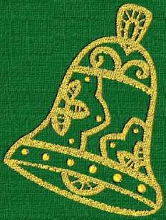 Christmas Bell Bells FSL Machine Embroidery Designs CD  