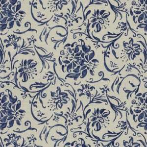    Orleon Floral Cobalt by Ralph Lauren Fabric
