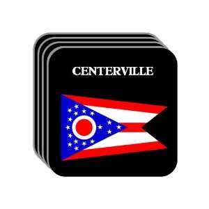 US State Flag   CENTERVILLE, Ohio (OH) Set of 4 Mini Mousepad Coasters