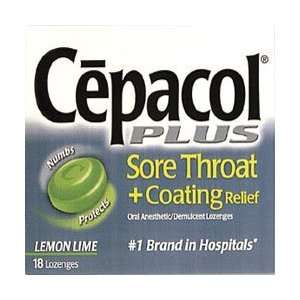 Cepacol Sore Throat and Coating Relief Lozenges, Lemon 