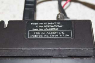 MOTOROLA SPECTRA MODEL DC2KG+071W  