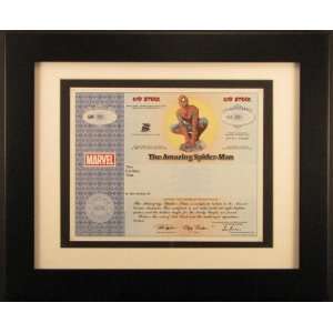   Featuring The Amazing Spider Man Stock Certificate 