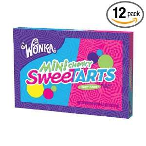 Wonka Mini Chewy Sweetarts Concession, 4.5 Ounce (Pack of 12)