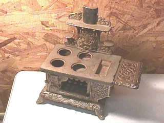 Antique Cast Iron Toy Stove  